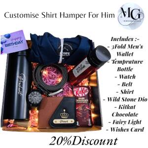 Customise Shirt Hamper For Him