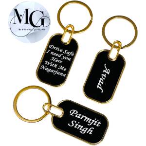 Golden Metal Keychain